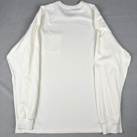 Nike Sportswear The Nike Tee Max 90 Long Sleeve Mens L Off White Cream Shirt EUC - Picture 2 of 13